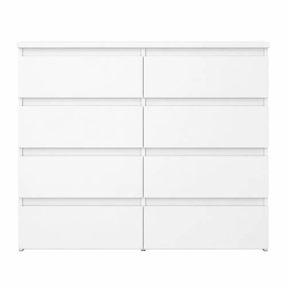 Commode moderne 6 tiroirs avec rangements pour chambre