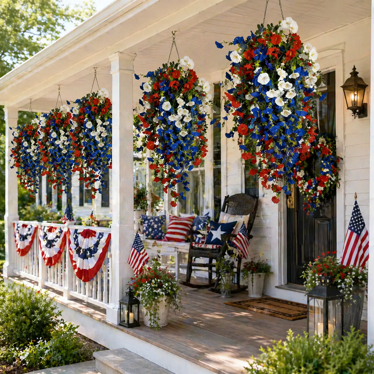 4th of July Decoration Tricolor Patriotic Artificial Flower