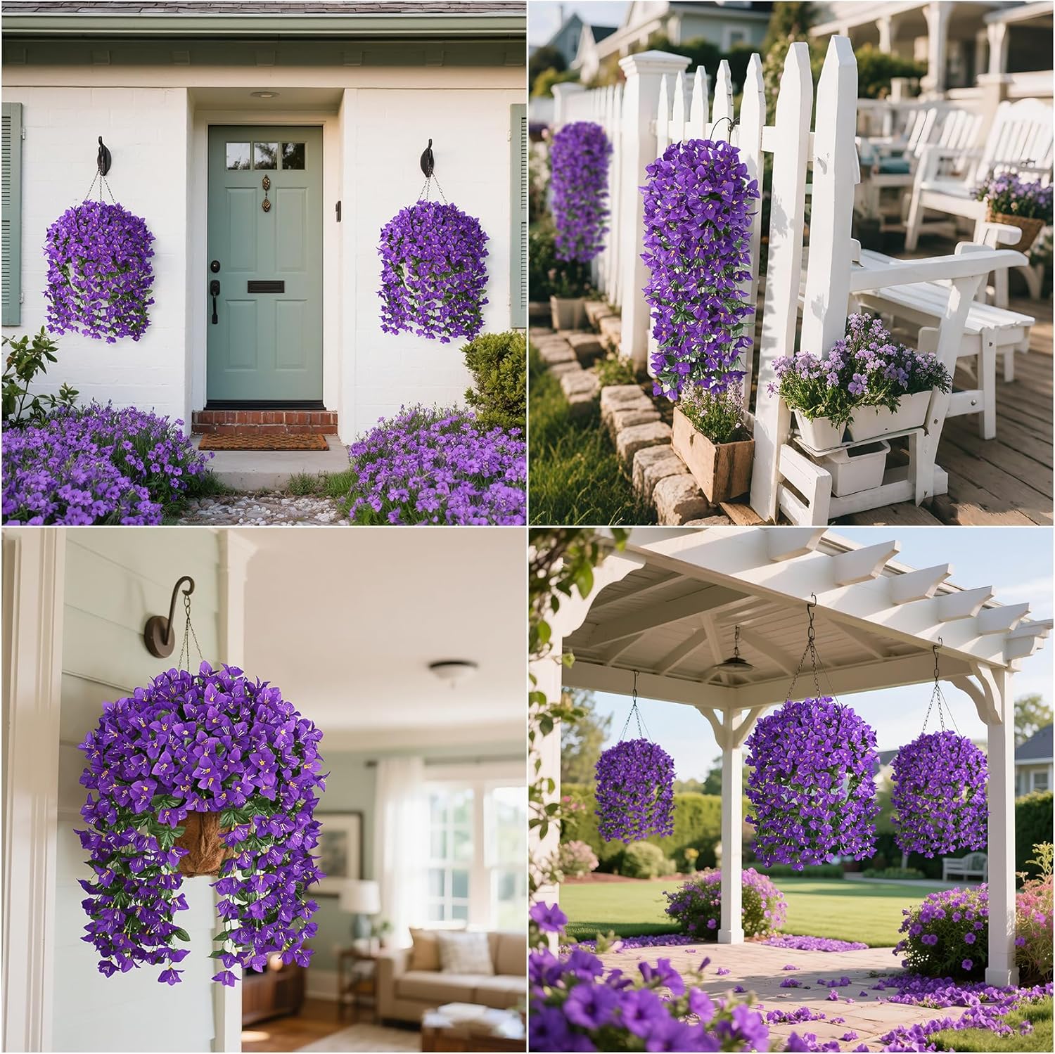 Artificial Bougainvillea Flowers – Realistic Faux Bougainvillea Vine for Outdoor & Indoor Decoration