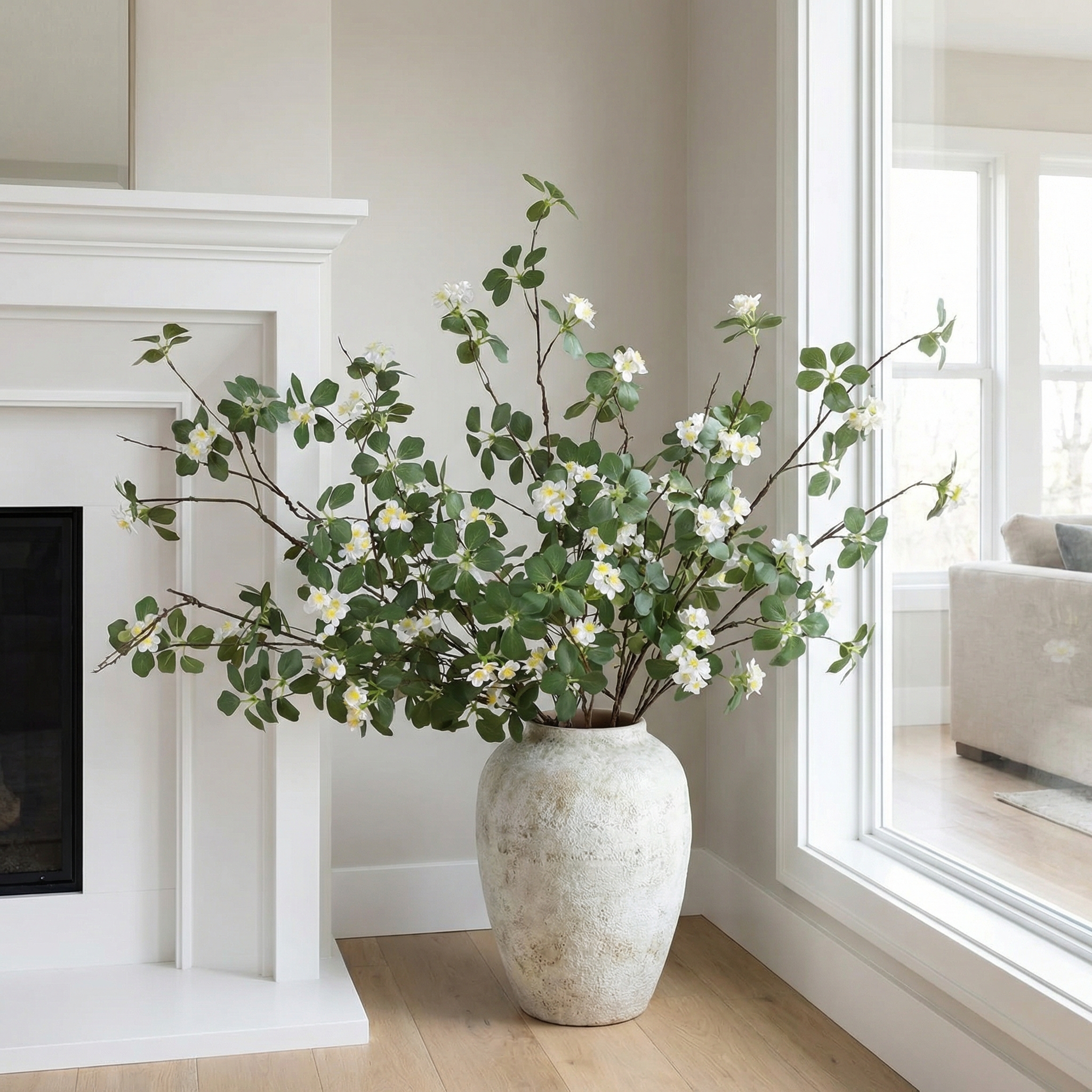 Tall Artificial Flowers Branches for Spring Indoor Decoration