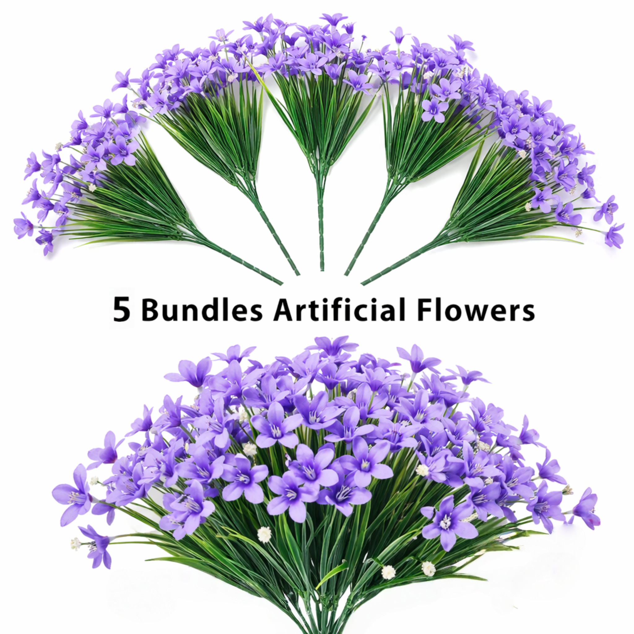 Bring instant spring charm to your space with these beautifully crafted artificial daffodil bouquets. Designed with vibrant colors and delicate petal details, each bundle looks incredibly real—without the need for watering or maintenance.  Whether placed