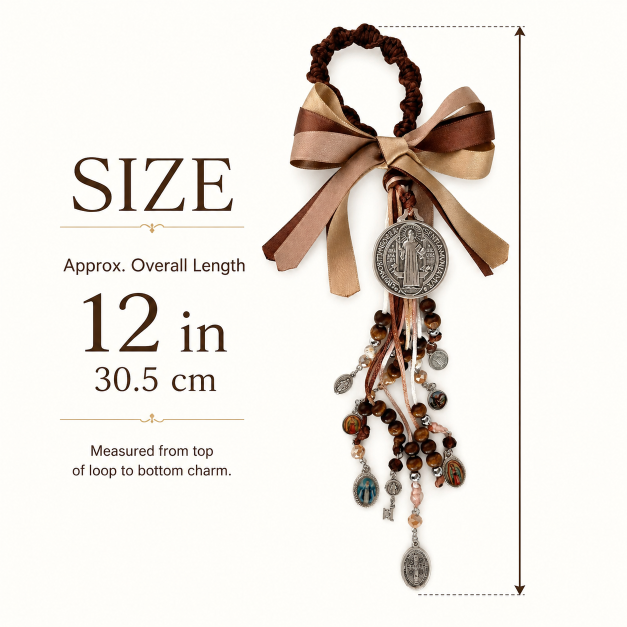 St Benedict Home Protection Door Hanger