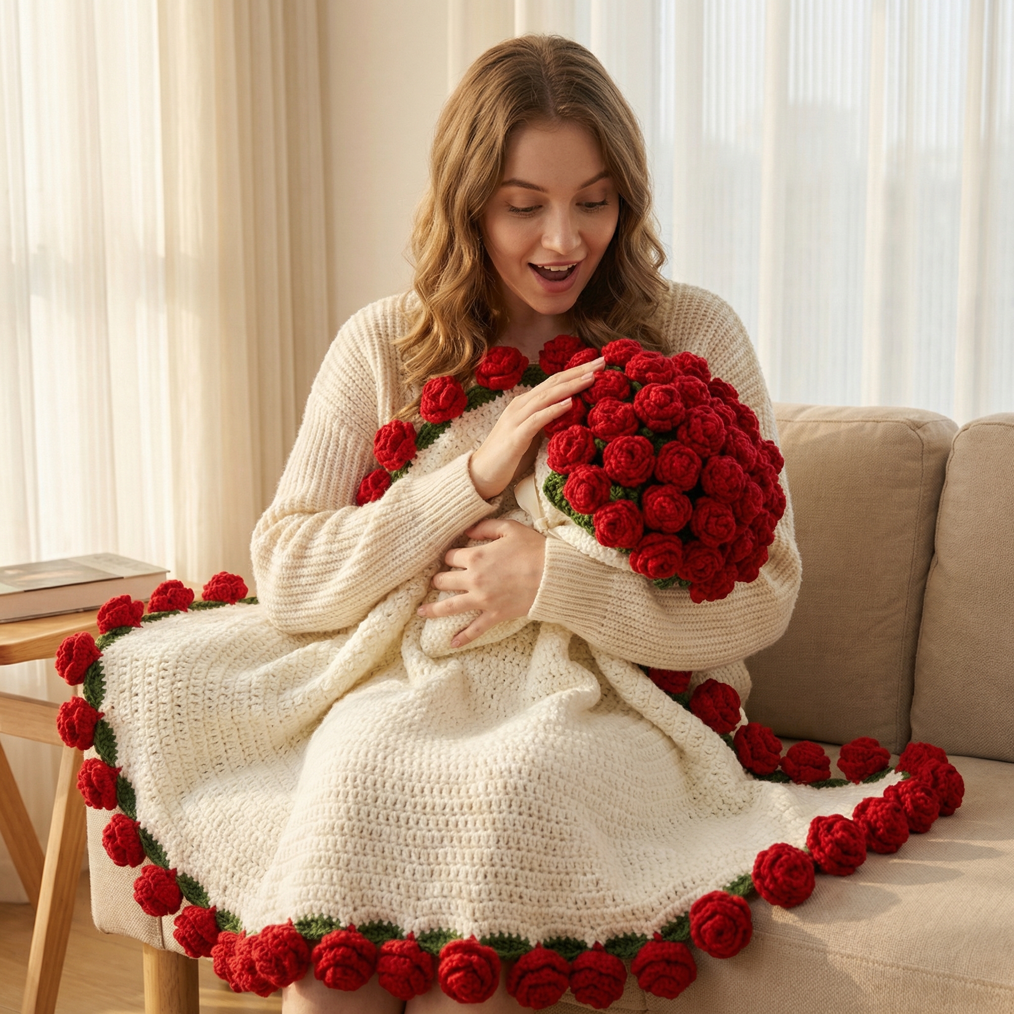 Flower Bouquet Blanket
