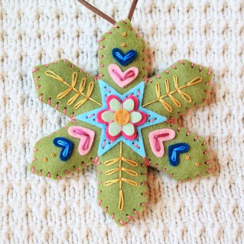 🎄Early Christmas Sale - 50% OFF🔥Christmas Snowflake Felt Ornament/Ornament Kit