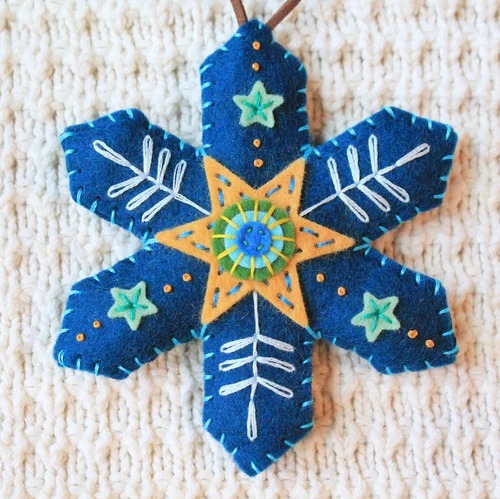 🎄Early Christmas Sale - 50% OFF🔥Christmas Snowflake Felt Ornament/Ornament Kit