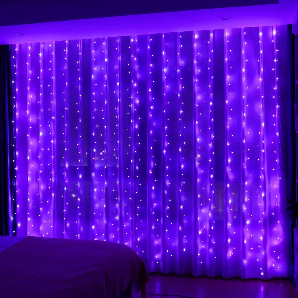 🎄Early Christmas Sale🔥Fairy String Hanging  Curtain Lights with Remote