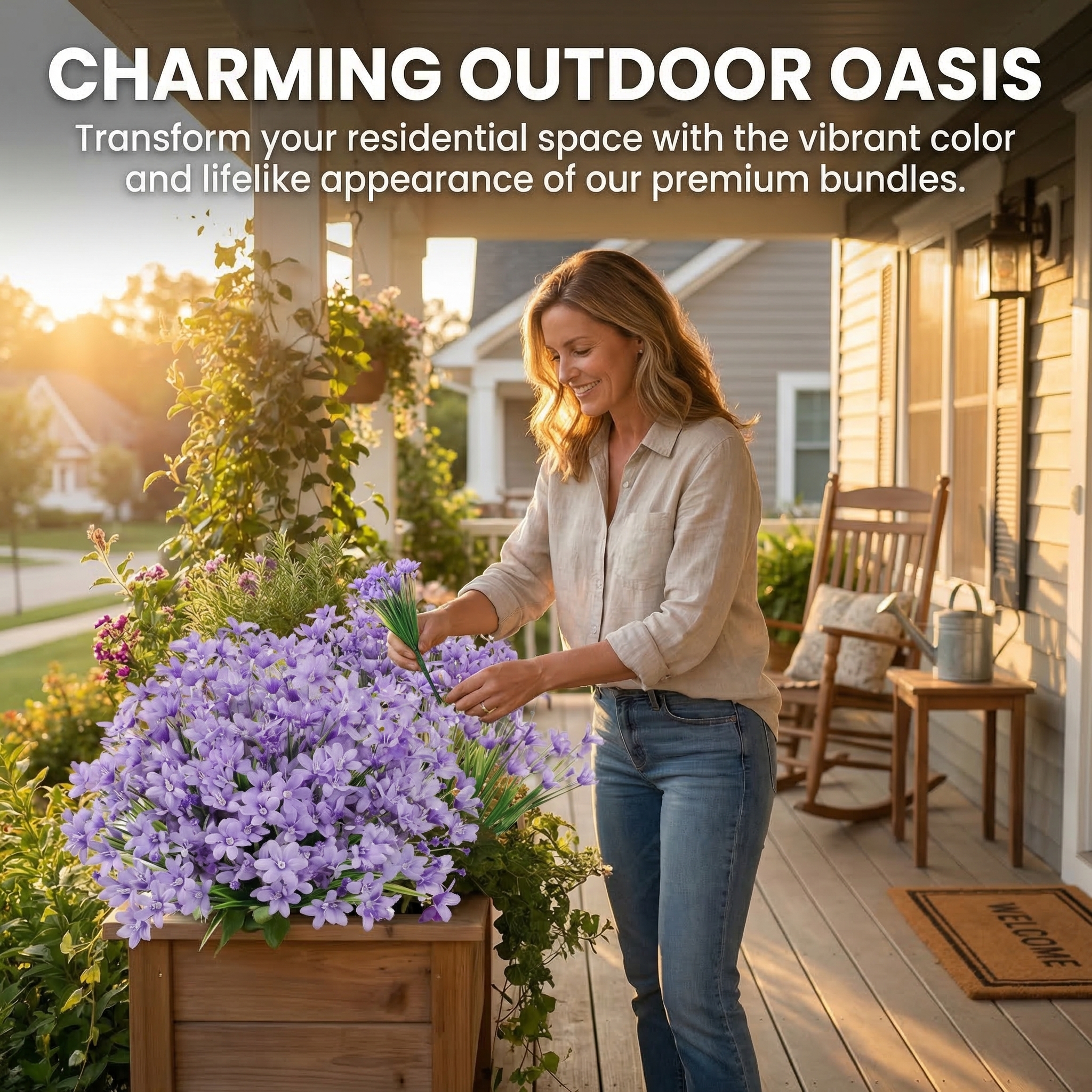 Bring instant spring charm to your space with these beautifully crafted artificial daffodil bouquets. Designed with vibrant colors and delicate petal details, each bundle looks incredibly real—without the need for watering or maintenance.  Whether placed