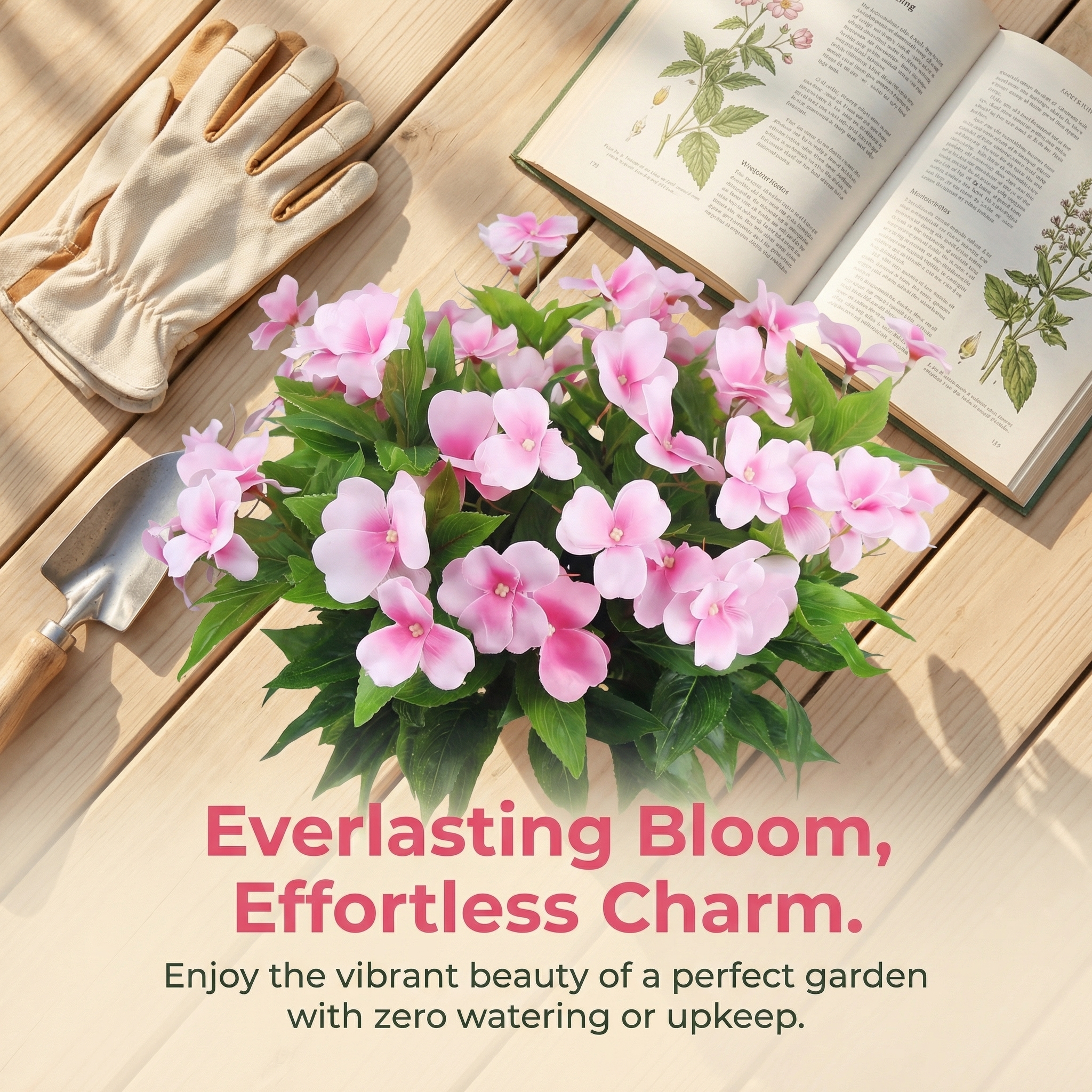 5 PCS UV-Resistant Artificial Flowers Suitable for Outdoors