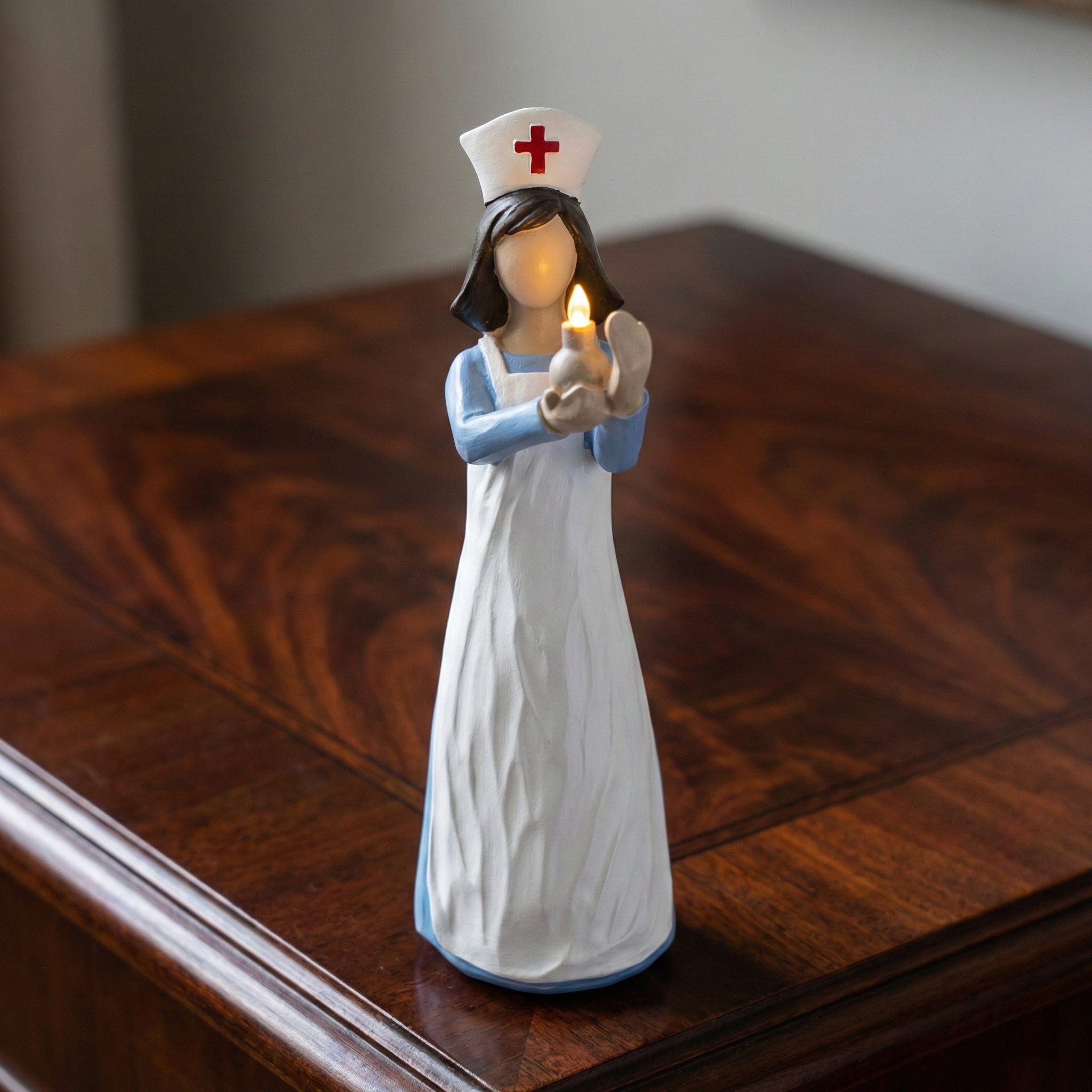 Hand-Painted Resin Angel Nurse Statue – Inspirational Nurse Figurine for Appreciation, Care & Hope
