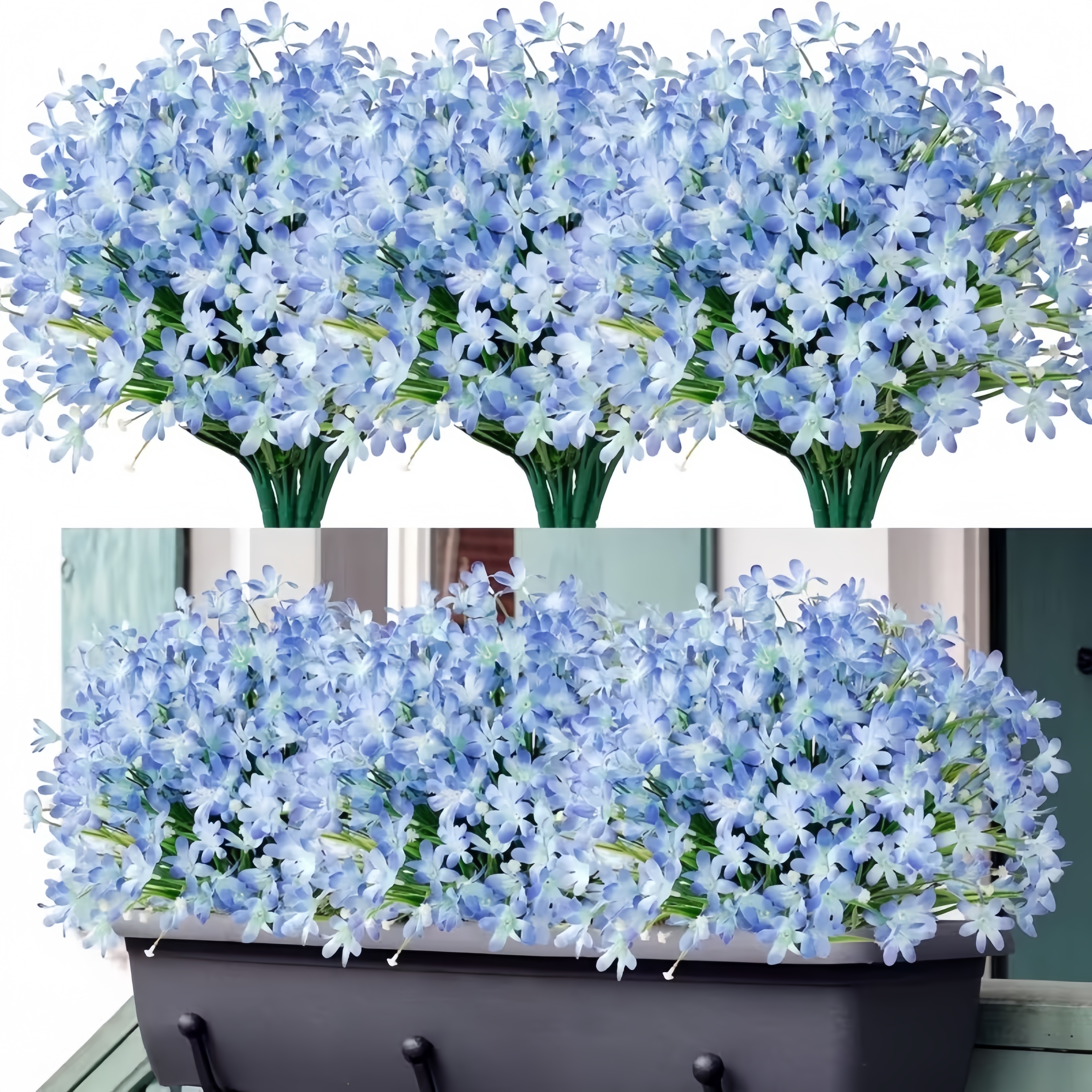 Bring instant spring charm to your space with these beautifully crafted artificial daffodil bouquets. Designed with vibrant colors and delicate petal details, each bundle looks incredibly real—without the need for watering or maintenance.  Whether placed