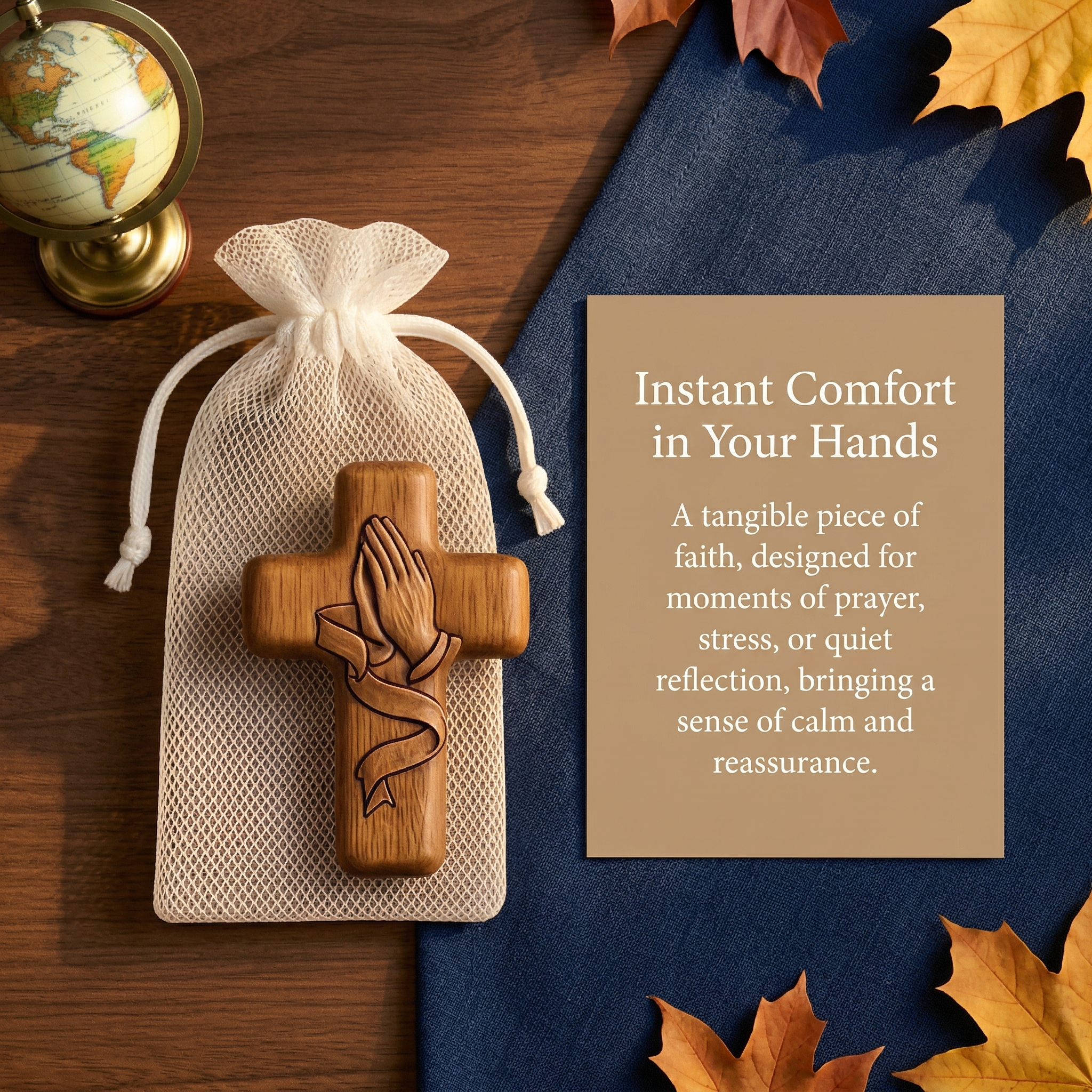 HANDHELD WOODEN CROSS