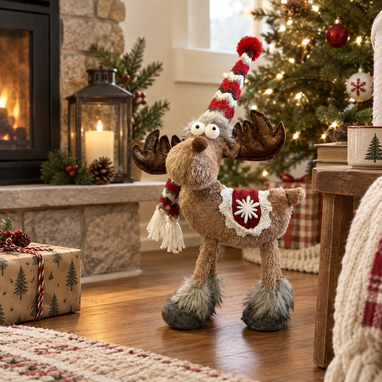 Christmas Moose Decorations 