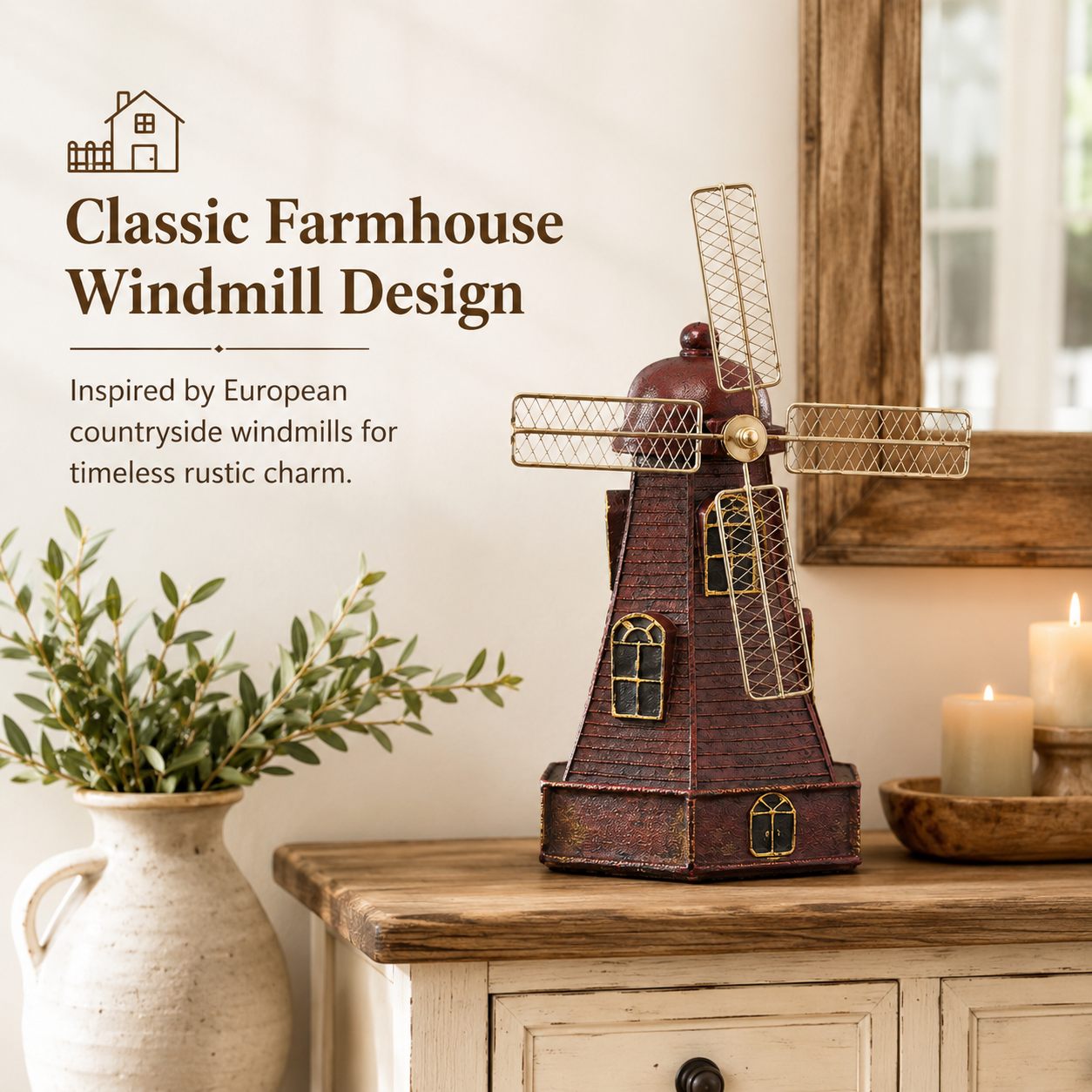 Vintage Windmill Deco