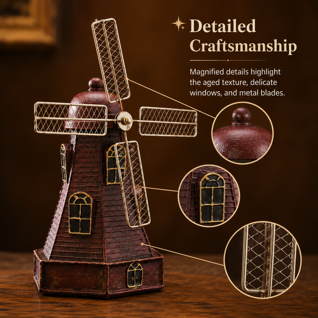 Vintage Windmill Deco