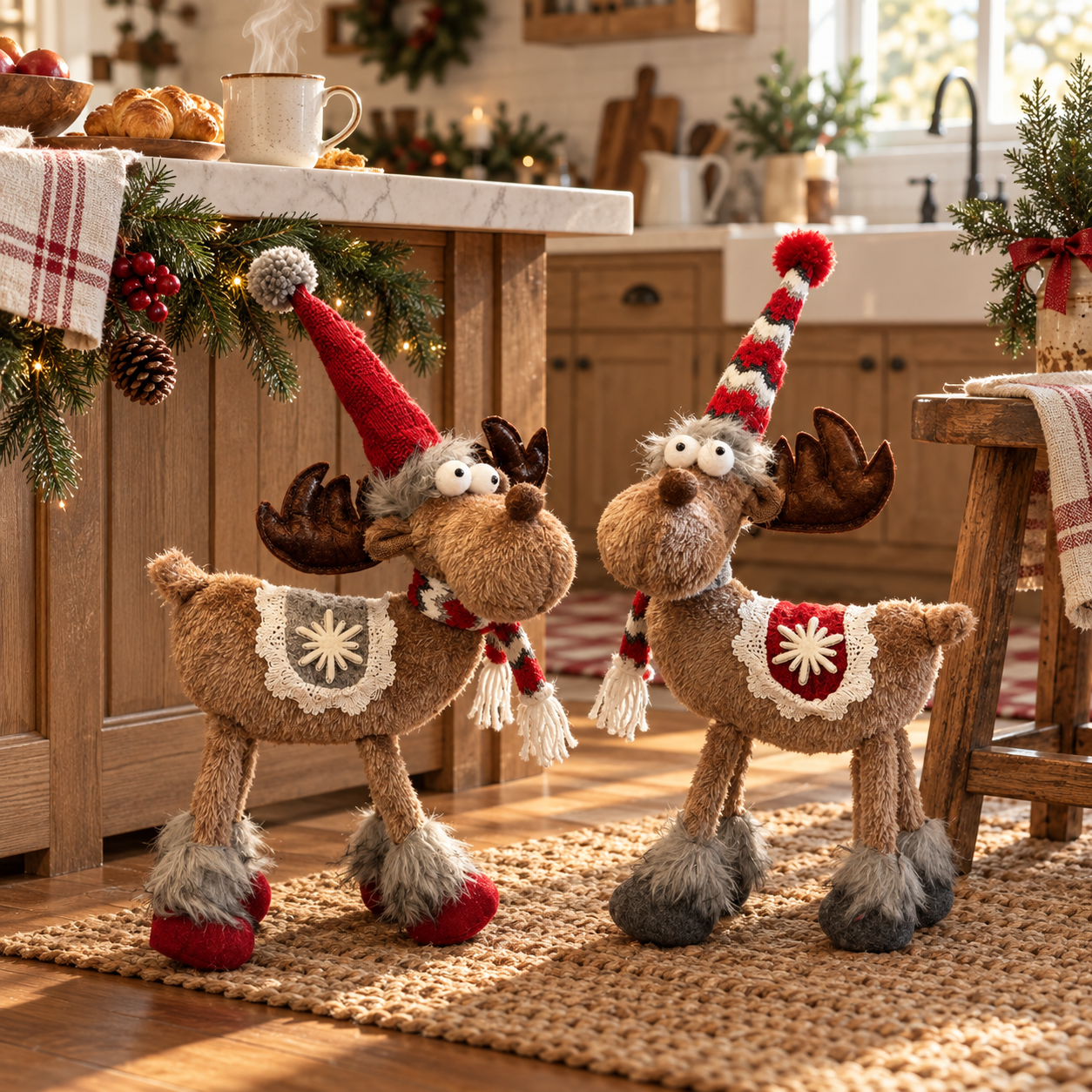 Christmas Moose Decorations 