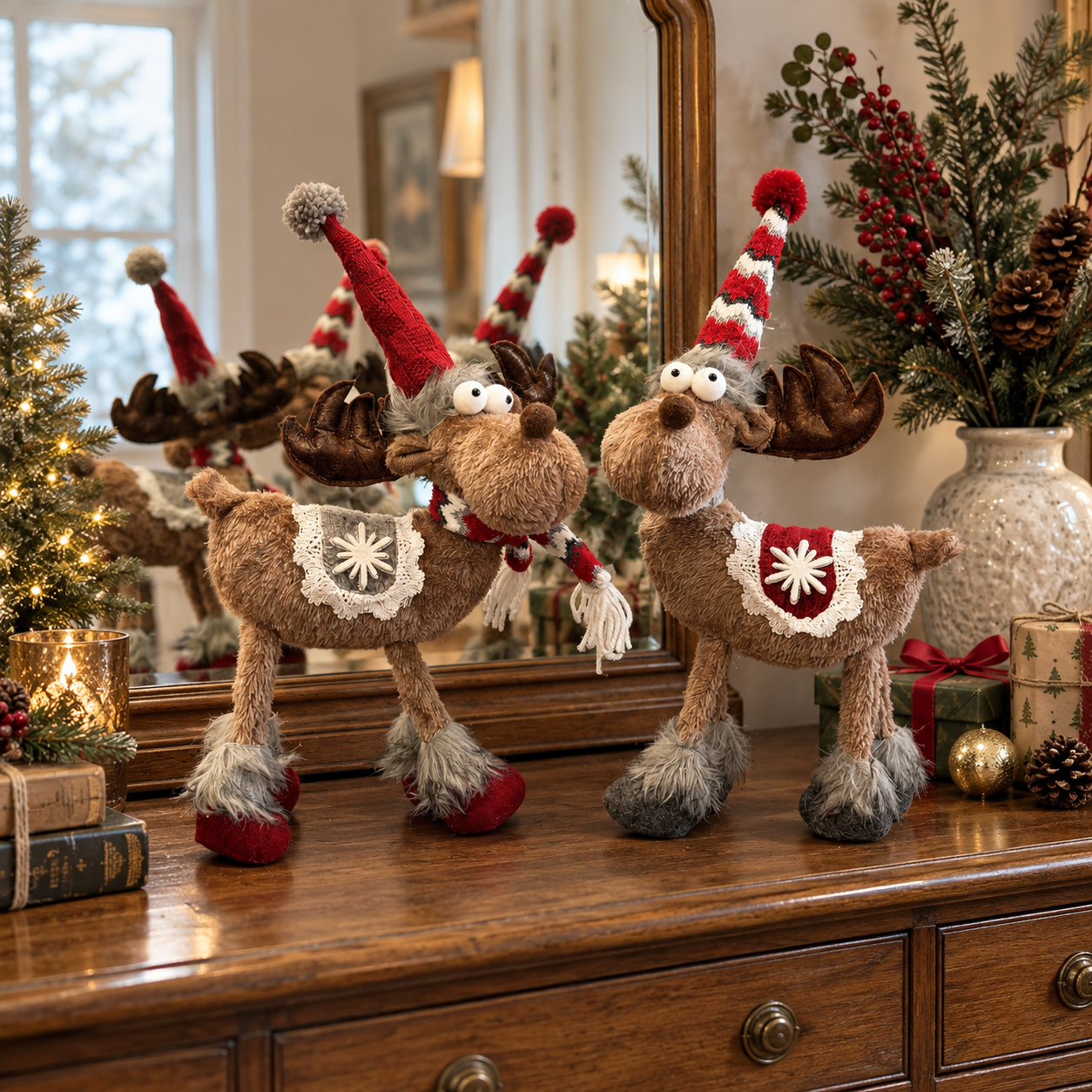 Christmas Moose Decorations 