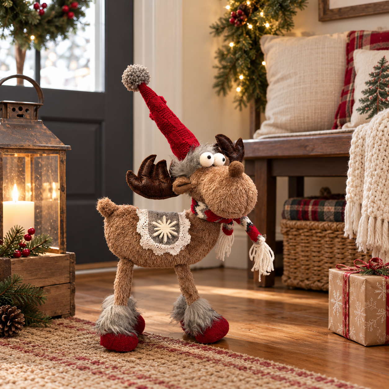 Christmas Moose Decorations 