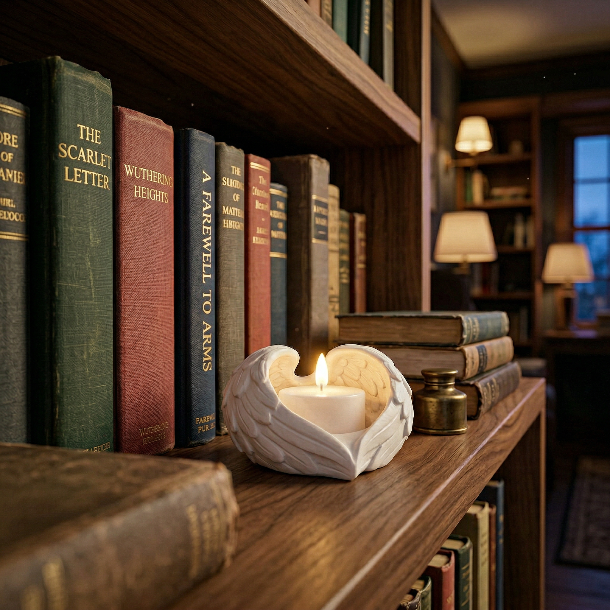 Angel Wings Candle Holder – Cozy Tealight Decor for a Warm, Peaceful Home