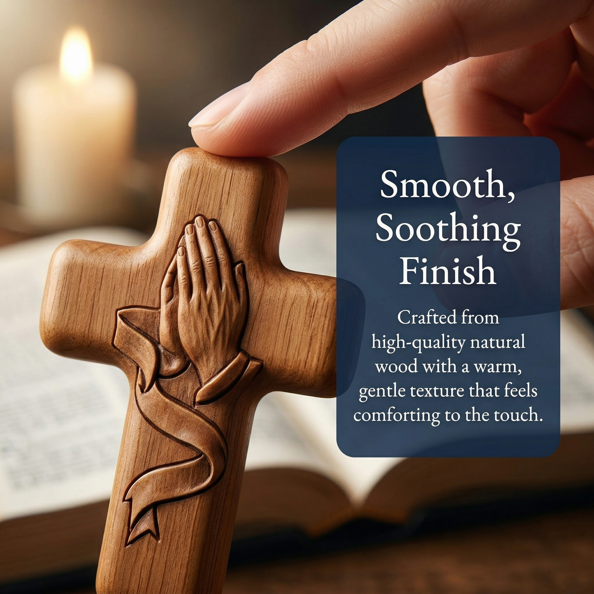 HANDHELD WOODEN CROSS