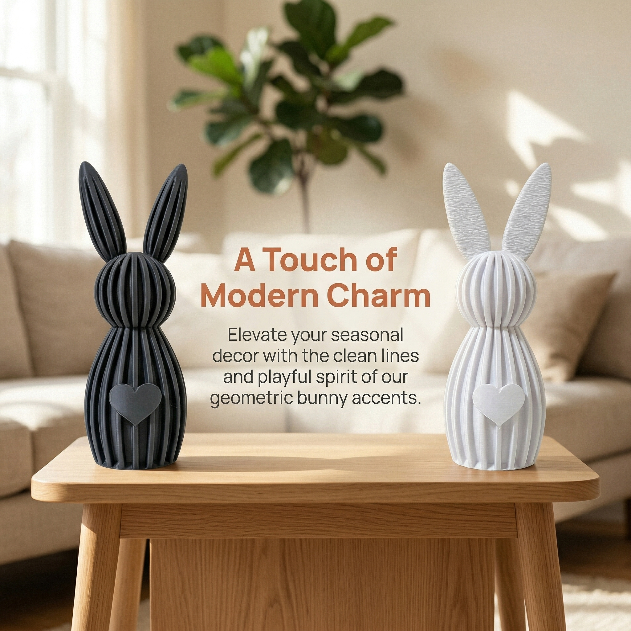 SWEET THEART EASTER BUNNY ACCENT