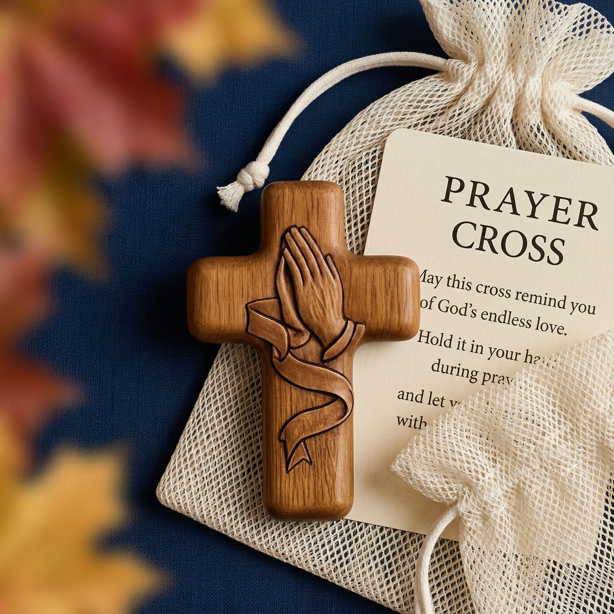 HANDHELD WOODEN CROSS