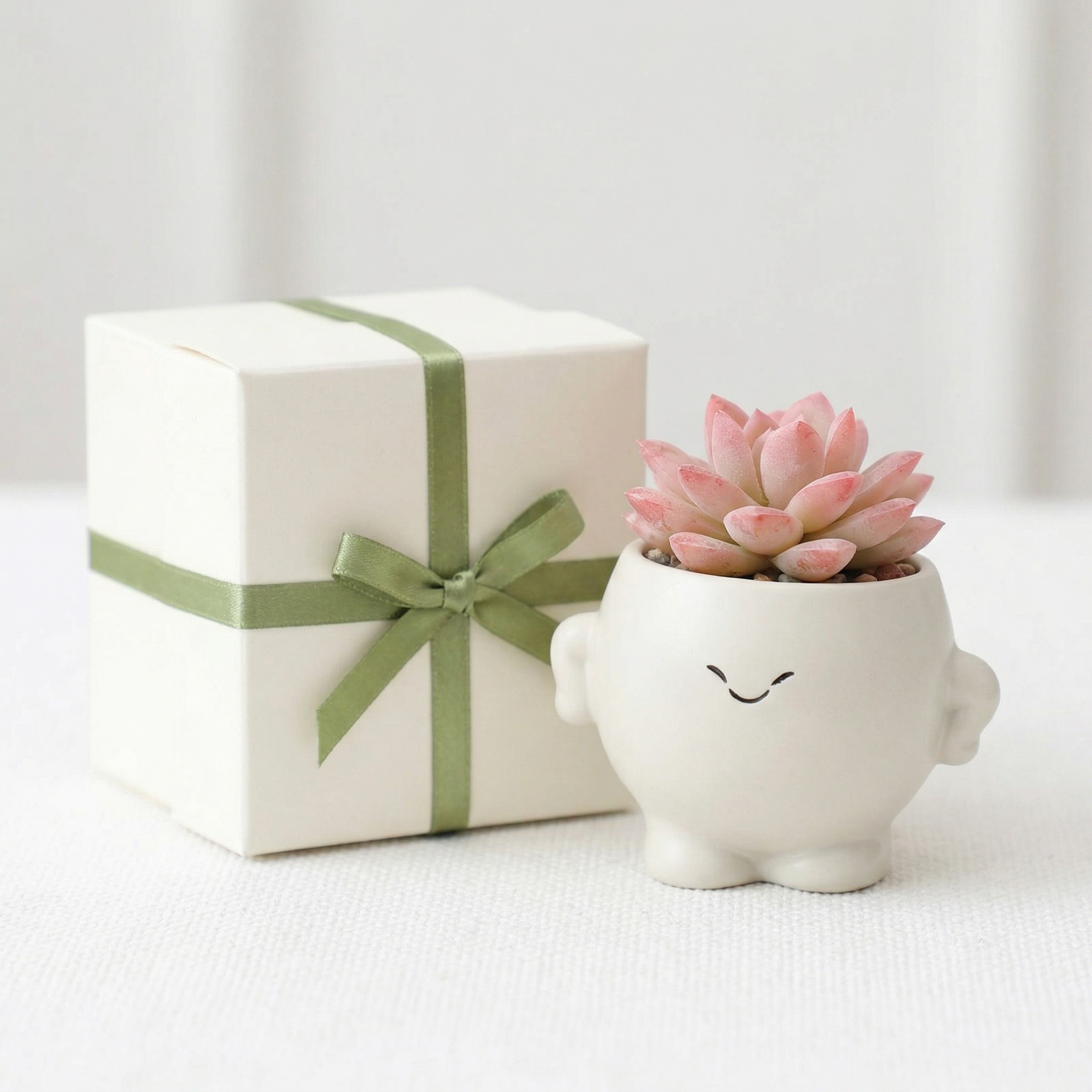 Cute Emotional Planter – Adorable Cartoon Flower Pot for Succulents & Small Plants