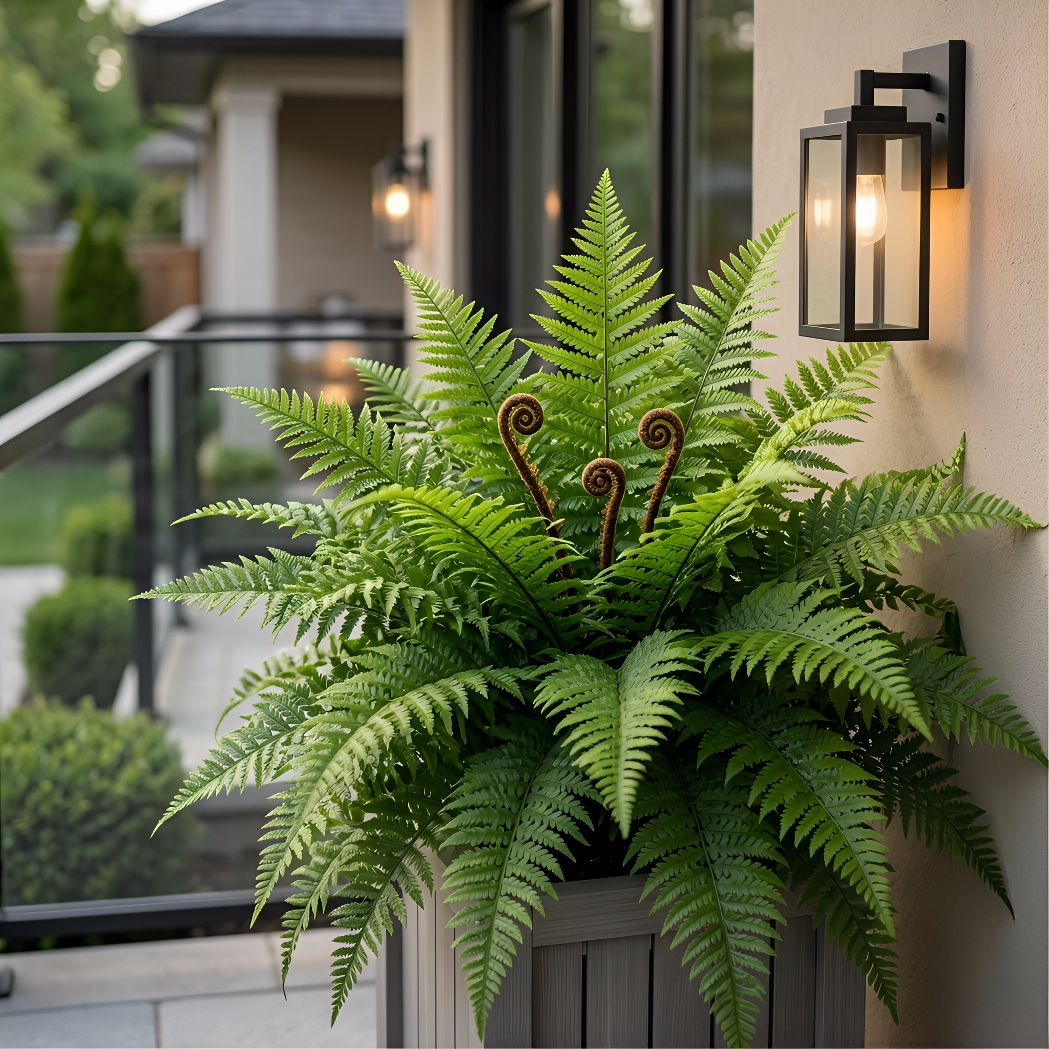 Large 3-Head Persian Leaf Fern Plant