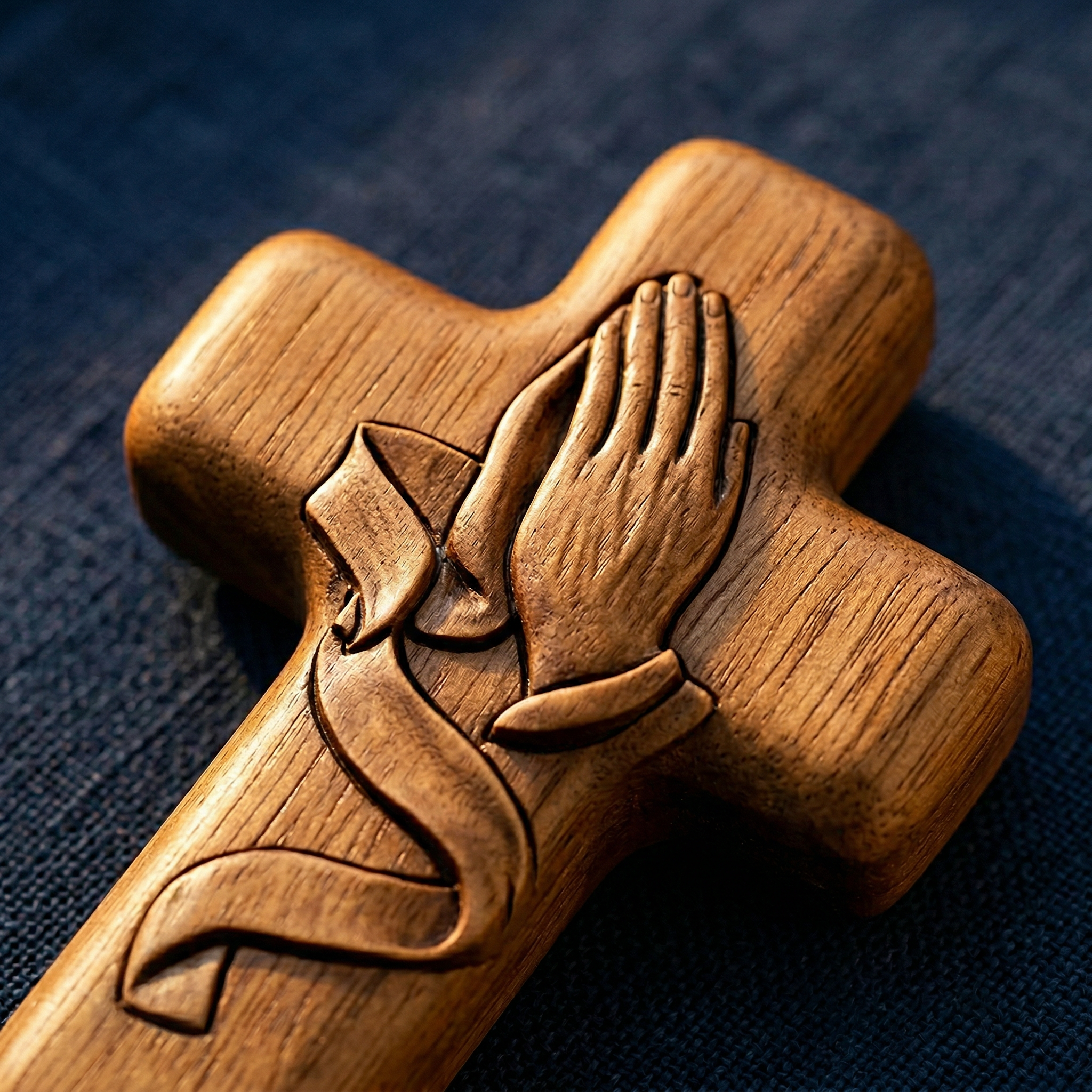 HANDHELD WOODEN CROSS
