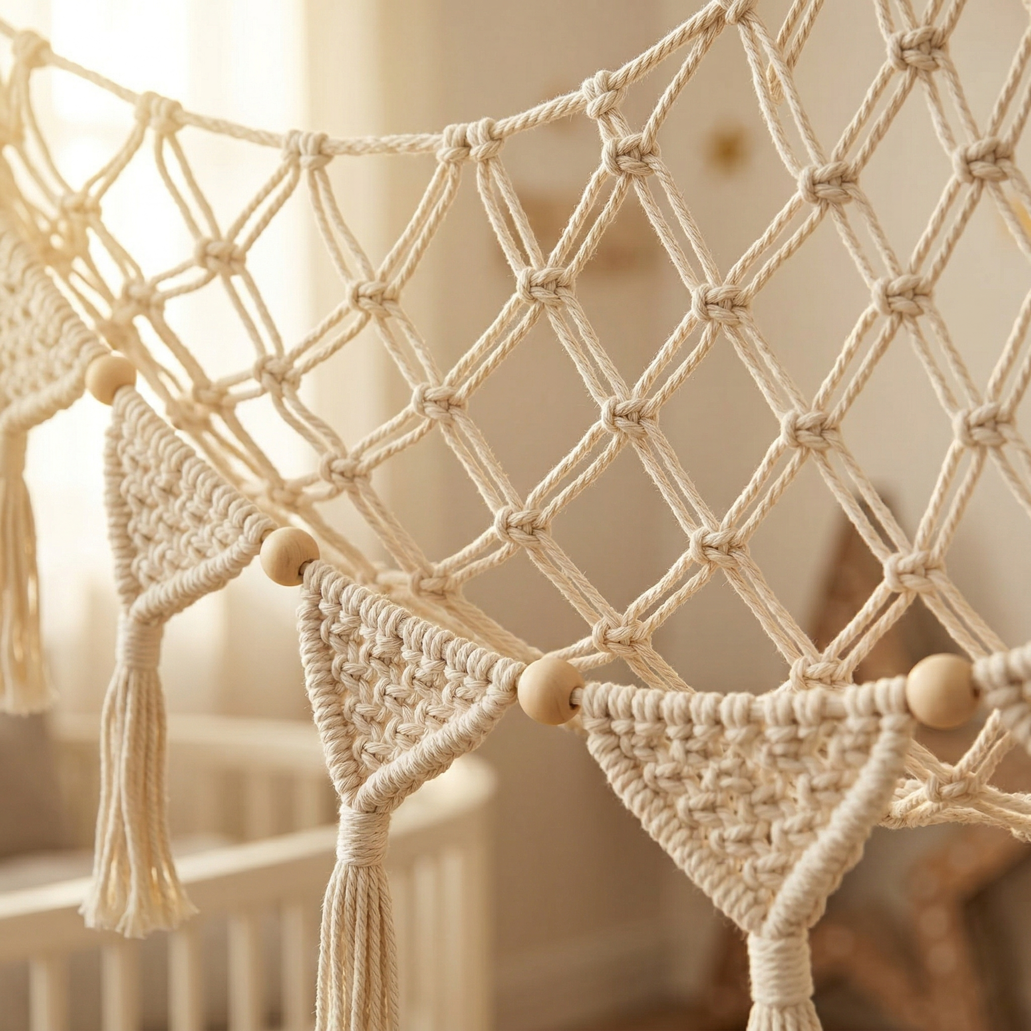 Large Stuffed Animal Hammock – Corner Hanging Plush Toy Storage Net for Nursery, Kids Room, and Bedroom Decor