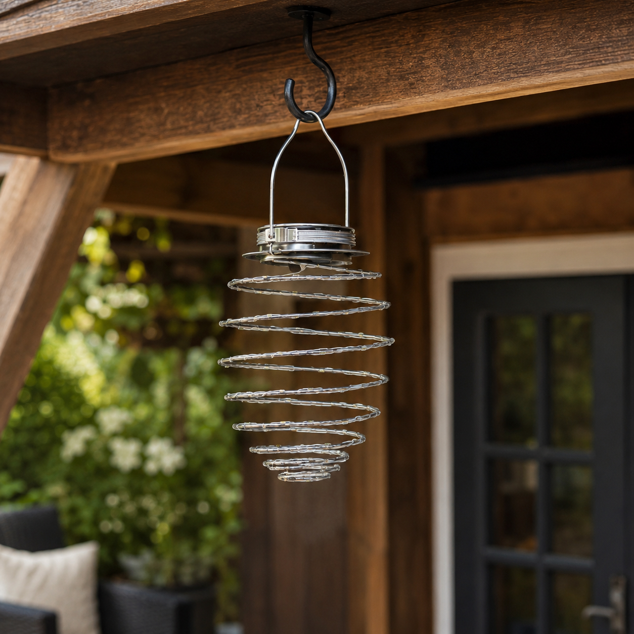 Solar Spiral Hanging Light
