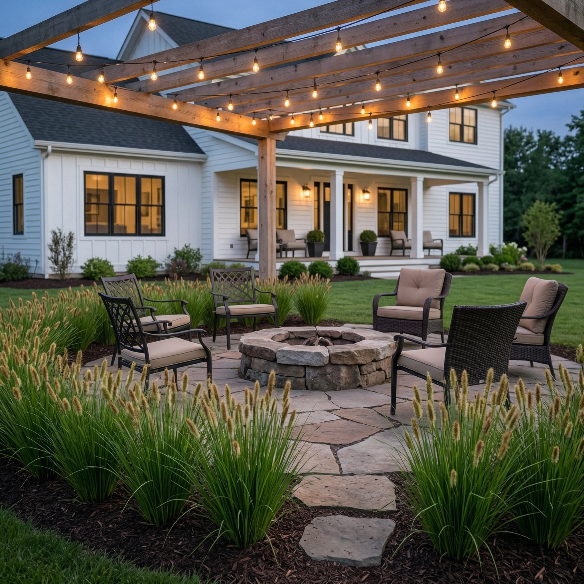 Faux Grass Stem for Modern Home Décor