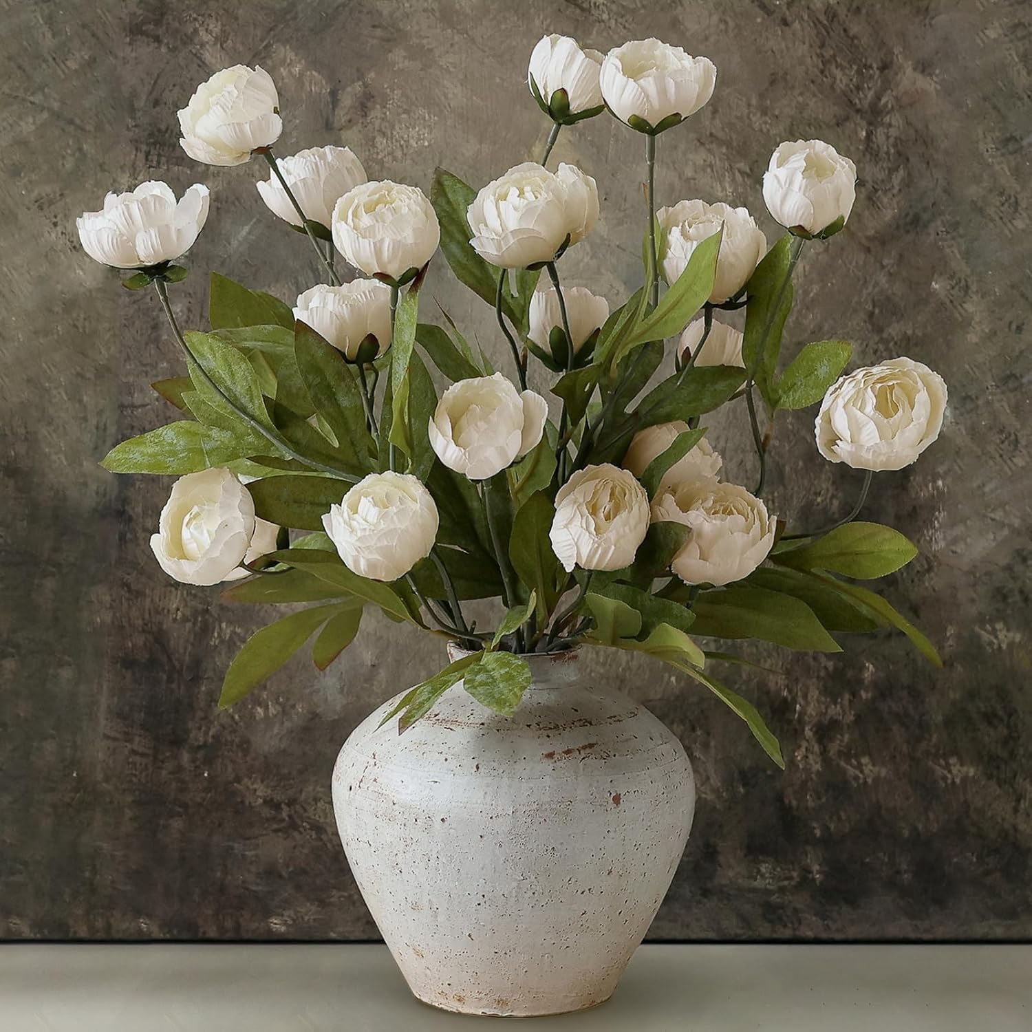 Faux Silk Peony Artificial Flowers