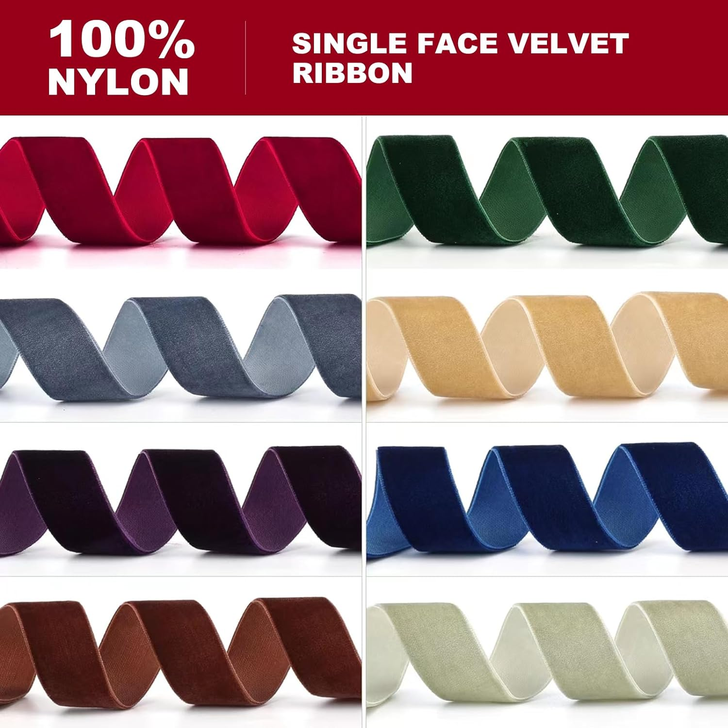 1/2" x 10Yd Velvet Ribbon