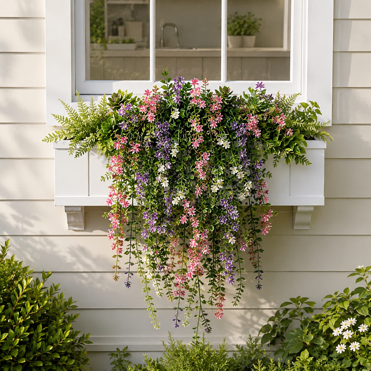 3-Pack 30.3 Inch Artificial Hanging Vine Flowers