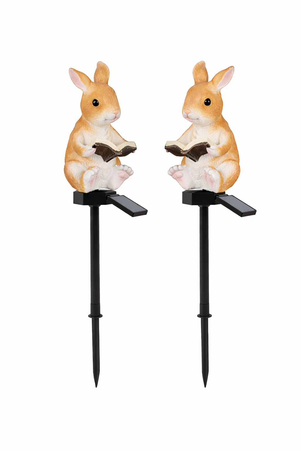 Solar Woodland Garden Stake Light – Rabbit & Squirrel Outdoor Pathway Decor