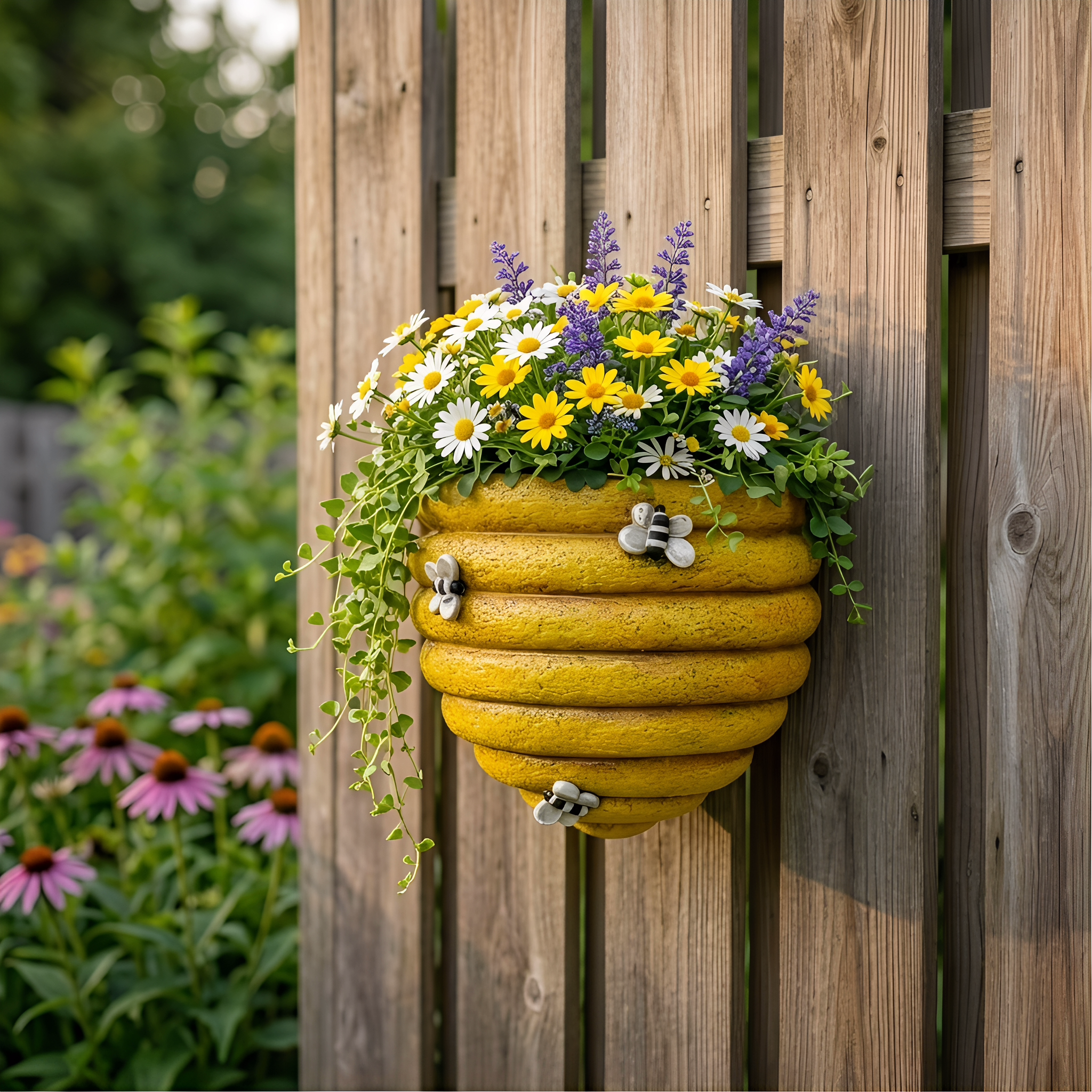 Beehive Wall Planter for Flowers & Greenery