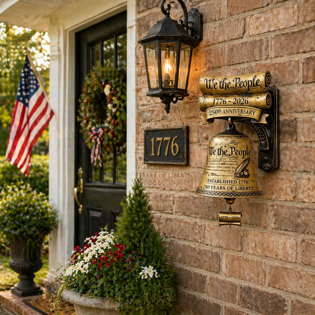 America 250 “We the People” Liberty Bell Wall Decor