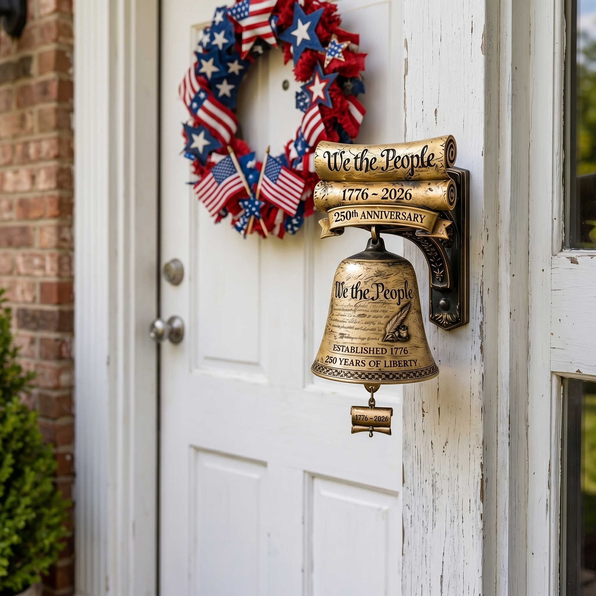 America 250 “We the People” Liberty Bell Wall Decor