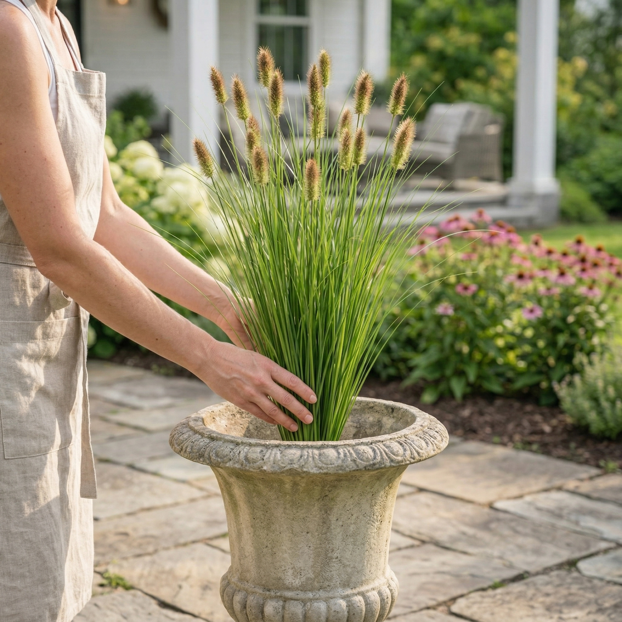 3-Bundles Faux Foxtail Grass