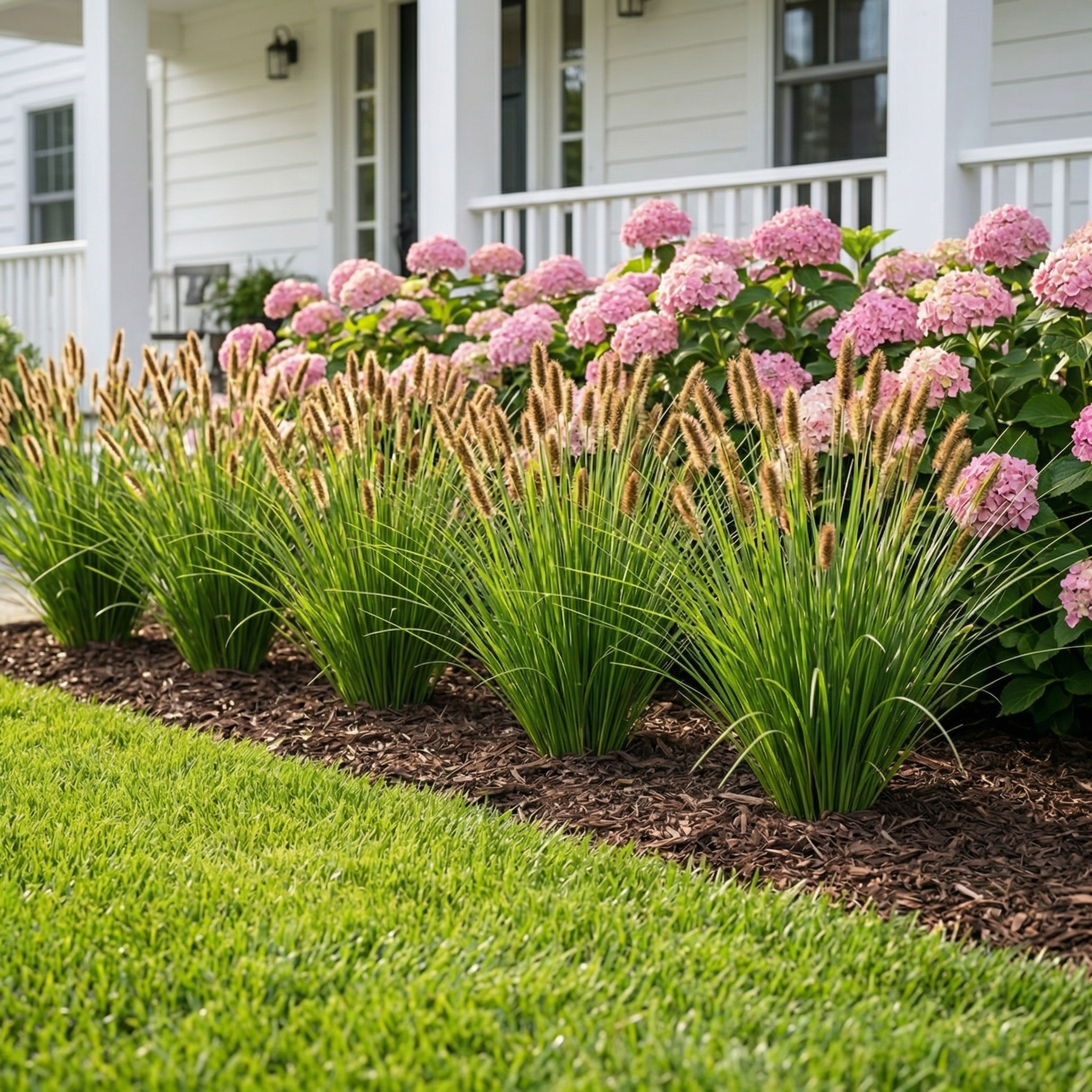 3-Bundles Faux Foxtail Grass