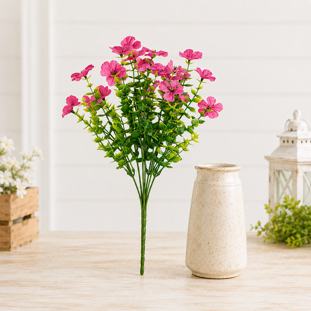 Artificial Morning Glory Flower Bush