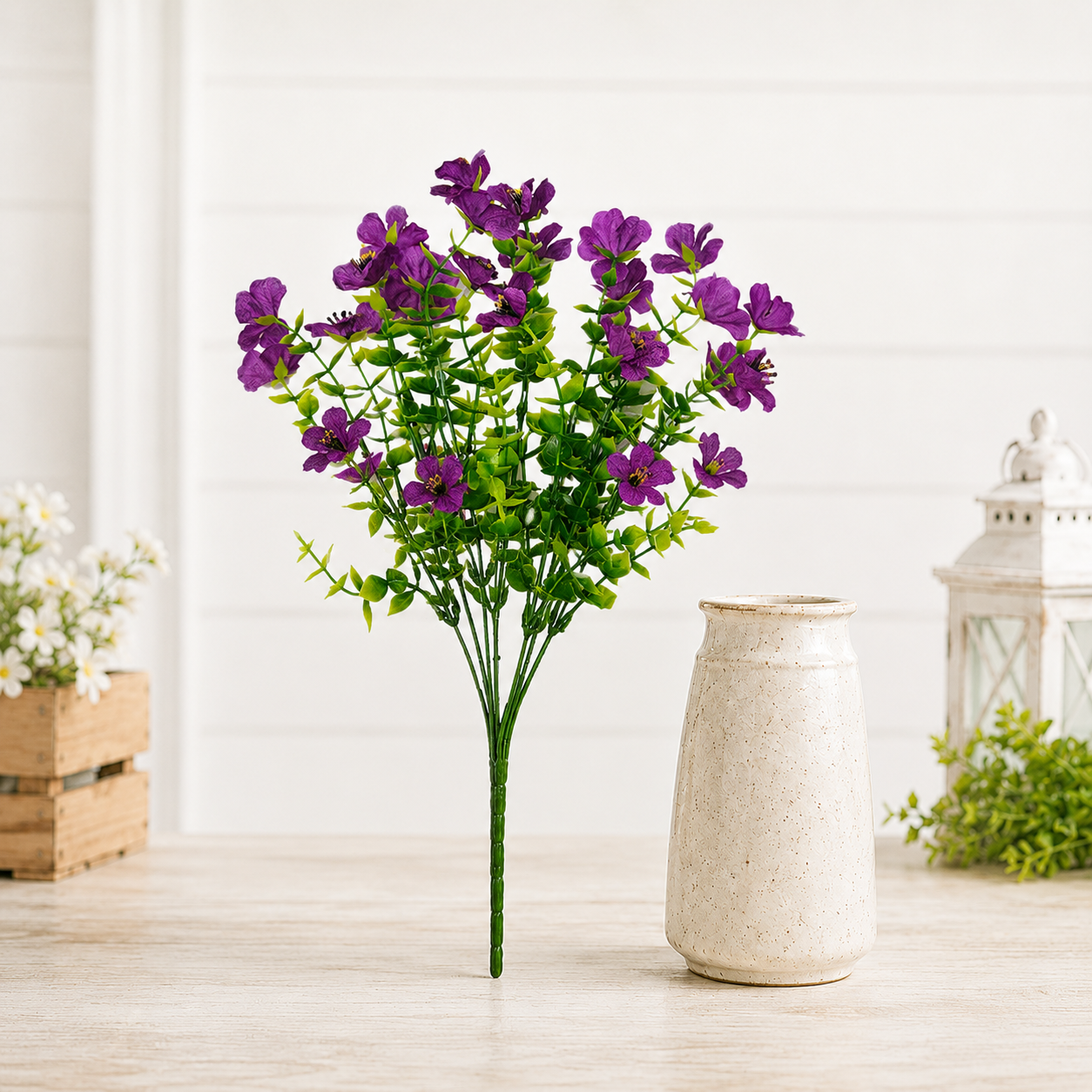 Artificial Morning Glory Flower Bush
