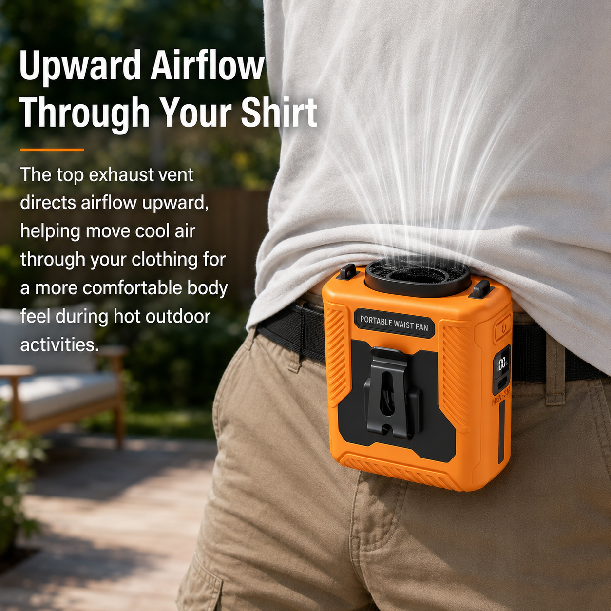 Portable Waist Clip Fan