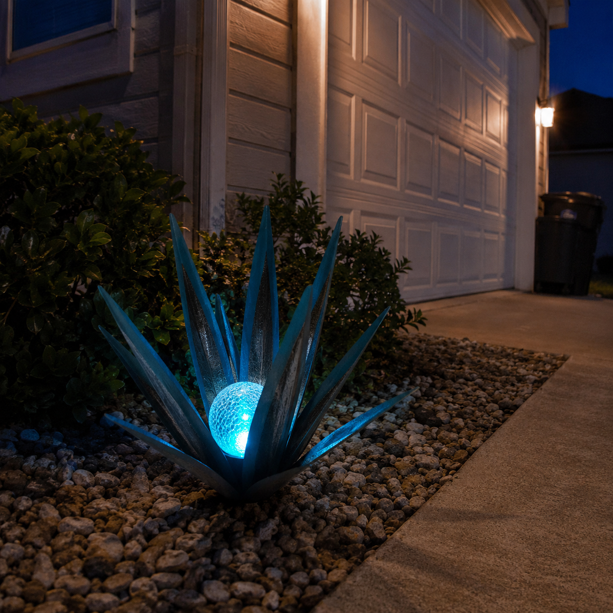 Solar Agave Garden Stake Light