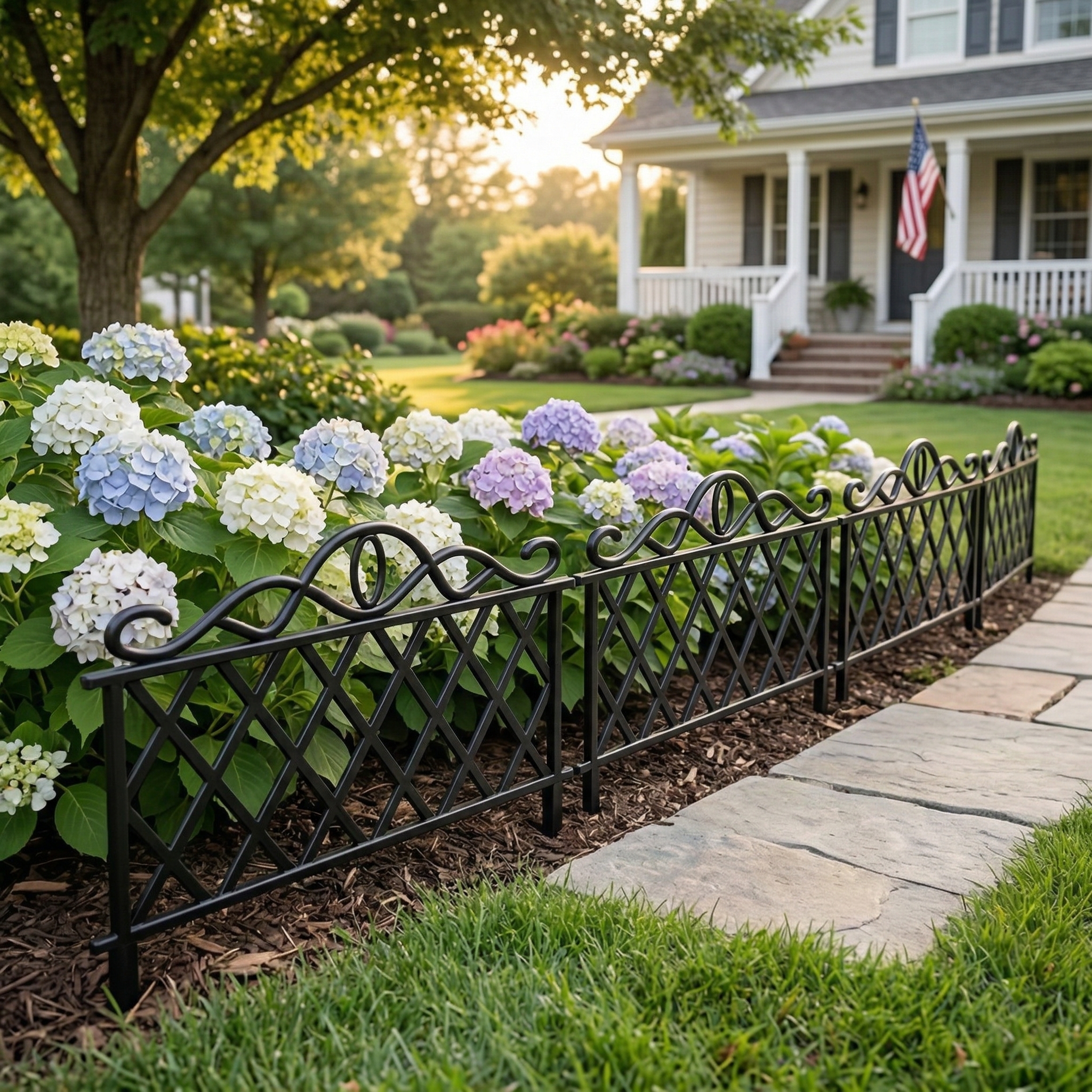 3 PCS-Decorative Garden Border Fence Panels for Flower Beds