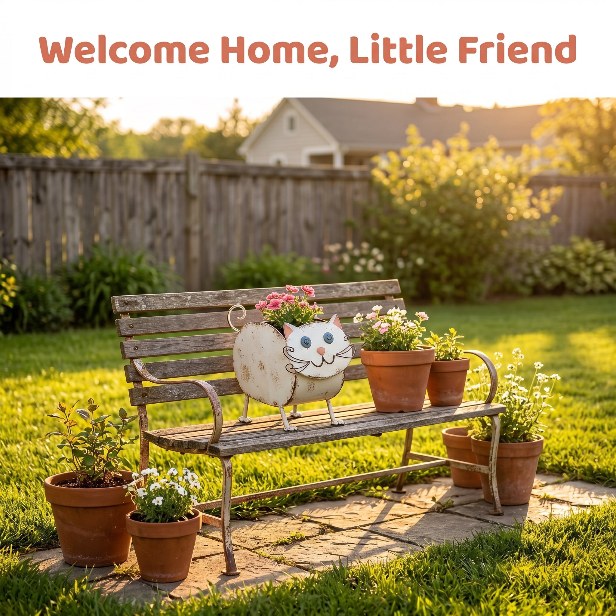 Metal Farm Animal Flower Pots
