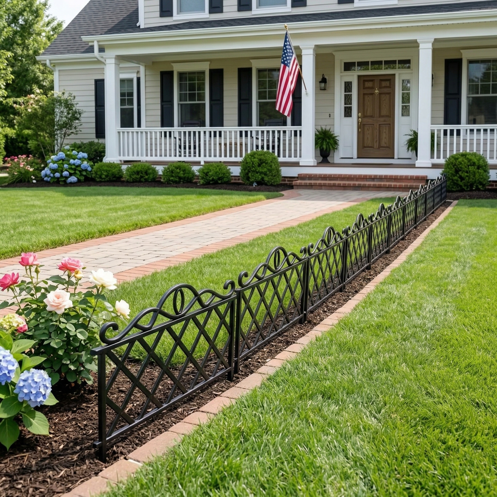 3 PCS-Decorative Garden Border Fence Panels for Flower Beds