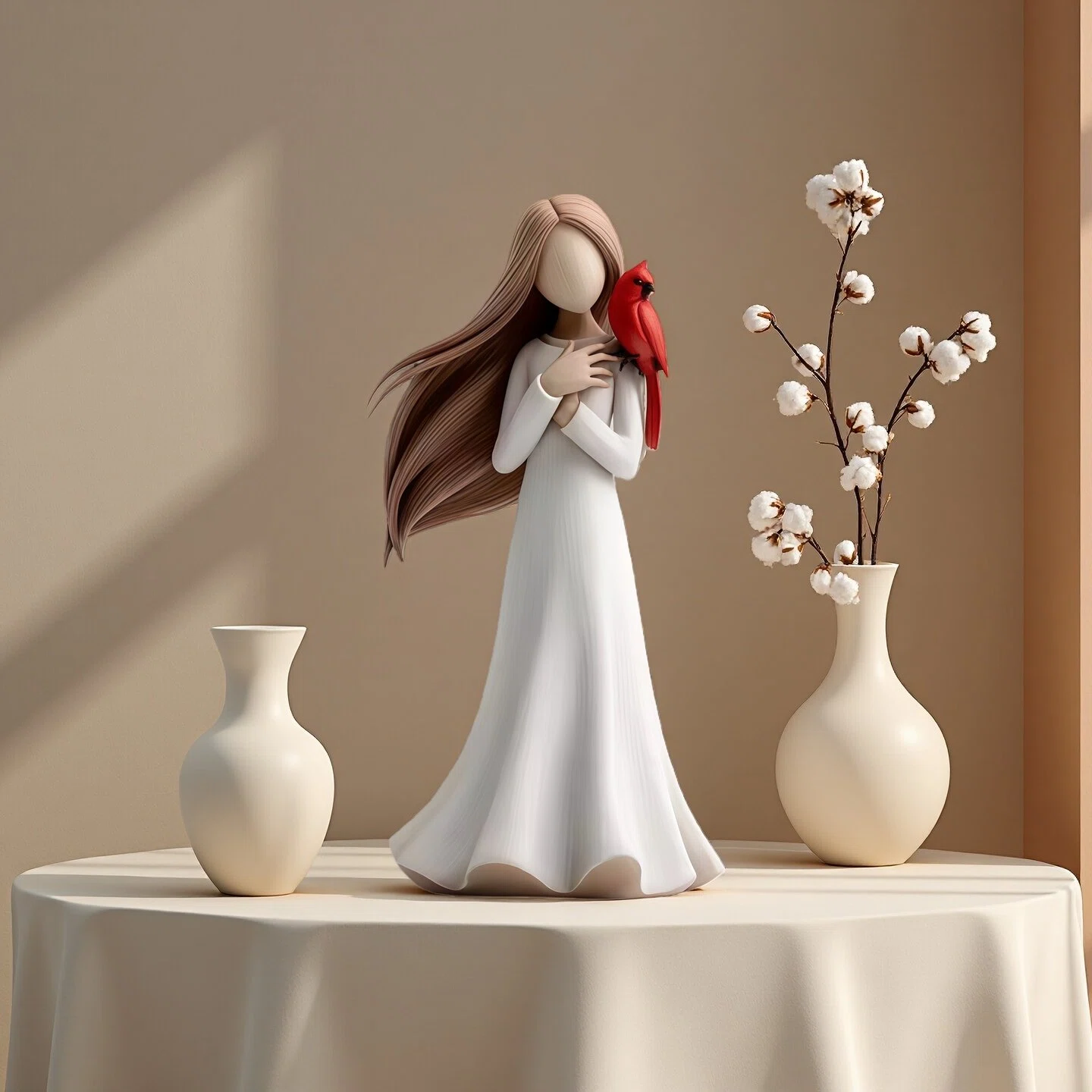 Cardinal Remembrance Love and Serenity Figurine