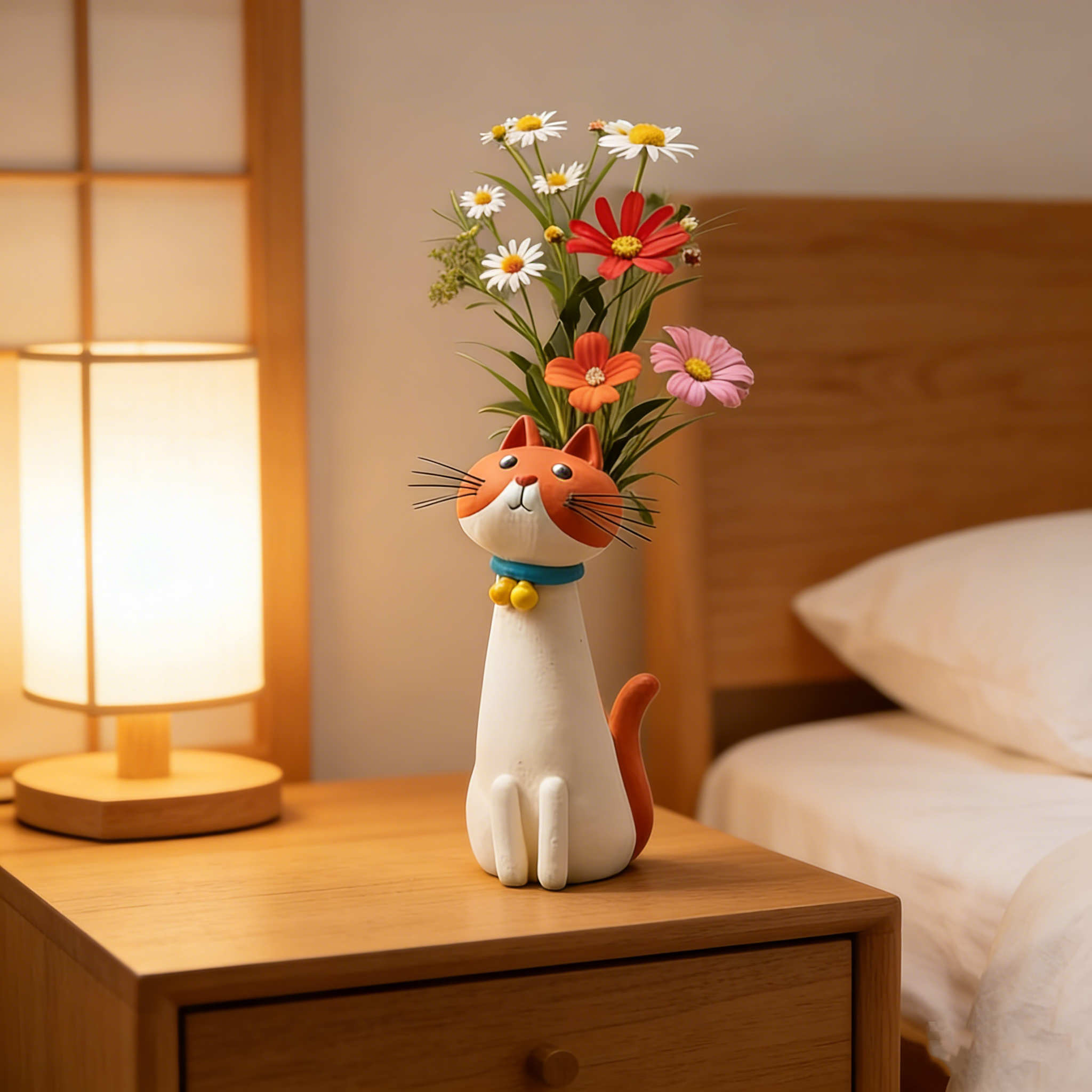 Fun Cat-Themed Vases