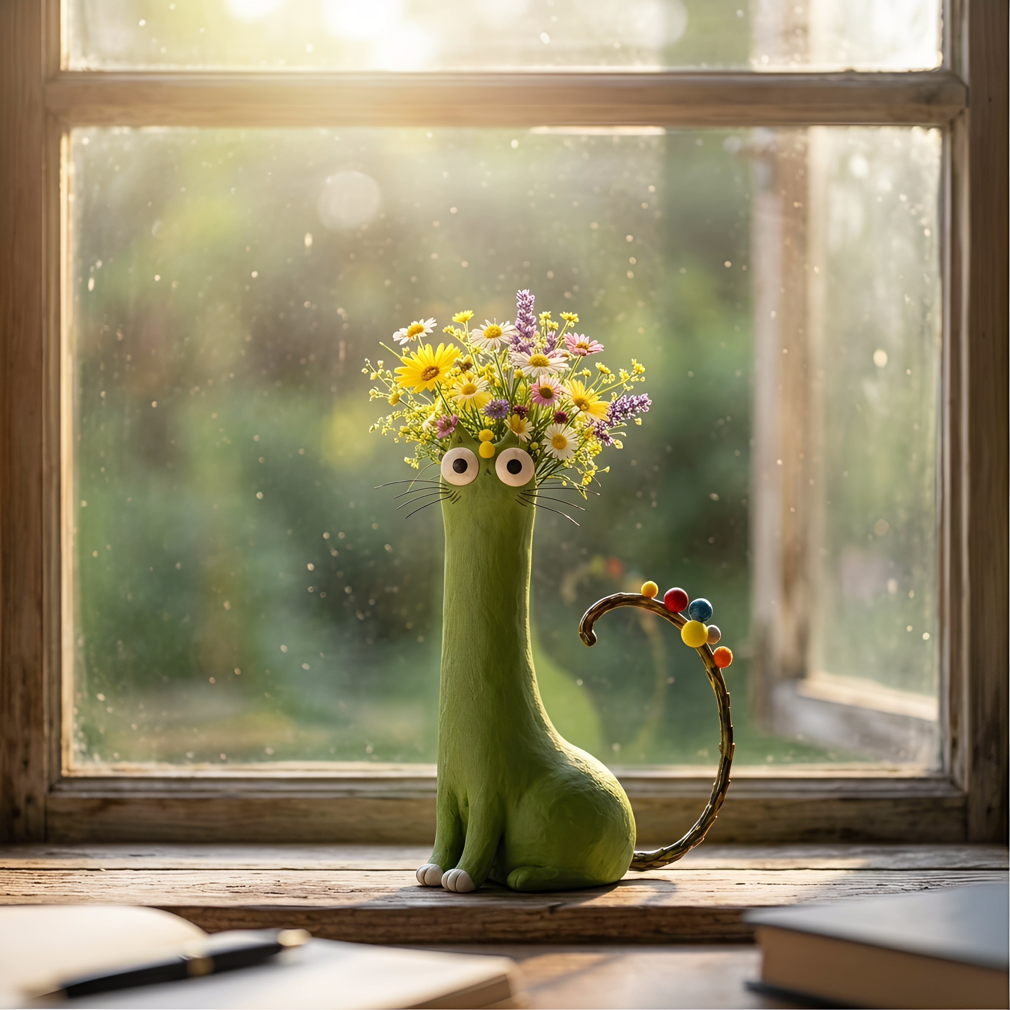 Fun Cat-Themed Vases